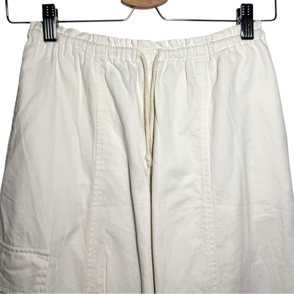 Na Nin Cream Cotton French Twill Cooper Wide Leg Balloon Cargo Pants XS - Picture 4 of 15